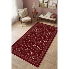 West Home Makinede Yıkanabilir Kaymaz Taban Leke Tutmaz Salon Halısı Mutfak Halısı ve Kesme Yolluk