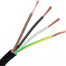 Hünka Ttr Kablo 4*4 Mm2 Siyah 100 Lük