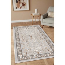 West Home Makinede Yıkanabilir Kaymaz Taban Leke Tutmaz Salon Halısı Mutfak Halısı ve Kesme Yolluk