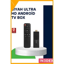 İn3dex 4K Ultra Hd Android Tv Stick 2gb Ram 16GB Depolama 5g Wifi Bluetooth 5.0