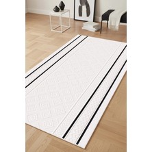 West Home Makinede Yıkanabilir Kaymaz Taban Leke Tutmaz Dijital Salon Halısı Mutfak Halısı Kilim ve Yolluk