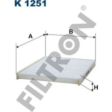 Filtron Fıltron Polen Fıltresı Ford Fiesta Vı Courıer 1.4,1.4tdci, 1.6tdci