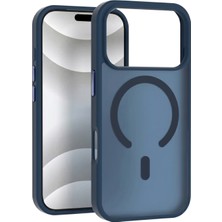 Ps iPhone 17 Pro Mist Serisi Magsafe Kılıf - Lacivert