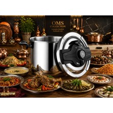 Oms Collection - Klipso Mega Big 14 Litre Indüksiyon Taban Düdüklü Tencere ( 5106 - 14 - Siyah )