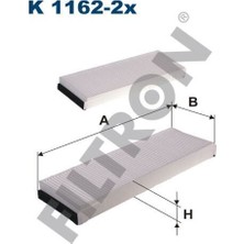 Filtron Fıltron Polen Fıltresı Ikili Audı A6 2.0tdı-2.7tdı V6 04-11