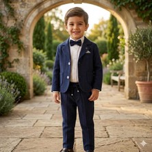 Ceketli 4 Lü Yeni Sezon /düğünlük Takım 6y,7y,8y,9y Erkek Lacivert
