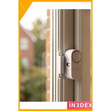 İn3dex Manyetik Kapı Alarmı 90 Db Sesli Pencere Güvenlik Alarmı Kolay Kurulum