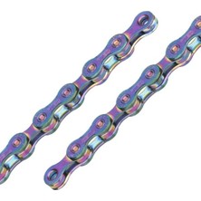 Tec Ct-8 7-8 Vites Uyumlu Zincir Galaxy Blue Rainbow 1/2''x3/32'' 116 Link KMCCT8BLUE