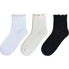 QUALITY WALKING Monochrome Series Soket Çorap 3'lü Set
