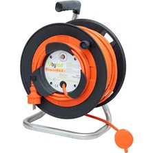 Bylion Kablo Makarası Plastik Bahçe Tipi 20+2 mt 3*1,5mm Cca Kablolu PMG-22315-F