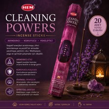 İki Yedi Konsept Hem Cleaning Powers Tütsü Çubuk Tütsü 20 Adet Arındırıcı Aromalı Tütsü Aromatik Tütsü Aromatik Koku