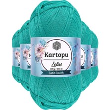 Kanyon Prime 5 Adet Lotus Bikini Büstiyer Bluz Örgü Ipi  K440 Yeşil