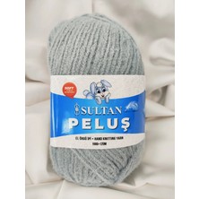 Sultan Peluş Koyu Gri El Örgü Ipi 100GR. 120MT.(1 Adet) - Renk: 2282