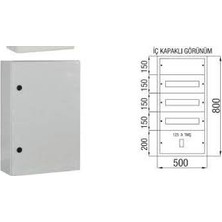 Özpa Sac Pano Sıva Üstü 125 W.otomat + Tmş. Yeri
