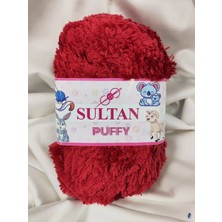 Sultan Puffy Kırmızı El Örgü Ipi 100GR. 100MT.(1 Adet) - Renk: 1220