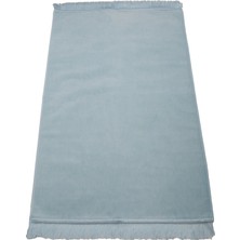 Hayrat Neşriyat Kadife Velur Seccade Düz Renk (70X110 Cm. Mavi)