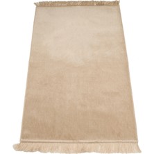 Hayrat Neşriyat Kadife Velur Seccade Düz Renk (70X110 Cm. Vizon)