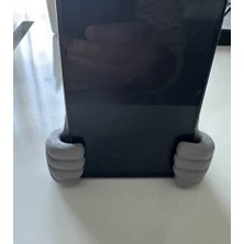 3D Baskı Zamanı Esnek El Tasarımlı Masaüstü Telefon Tutucu - Dekoratif Başparmak Yukarı Stand