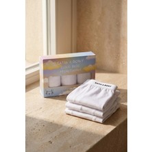 Katia & Bony 3'lü Paket Basic Kutulu Erkek Çocuk Boxer Beyaz