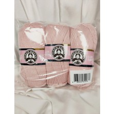 Ören Bayan Lux Baby Pudra El Örgü Ipi Art NO:3010 - Nm:3.4 - 100GR. 340MT. (3 Adet) - Renk: 119
