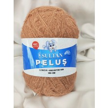Sultan Peluş Sütlü Kahve El Örgü Ipi 100GR. 120MT.(1 Adet) - Renk: 2286