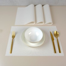 Maxstyle Reflect Whitegild 4 Parça Amerikan Servis 30X45 cm