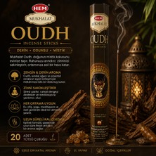 İki Yedi Konsept Hem Mukhalat Oudh Tütsü Çubuk Tütsü 20 Adet Oryantal Oud Aromalı Tütsü Aromatik Koku Meditasyon