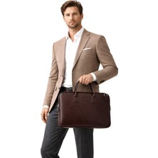 Ss 1446 Unisex 15.6 Inç Uyumlu Suni Deri Darbe Korumalı Laptop ve Evrak Çantası