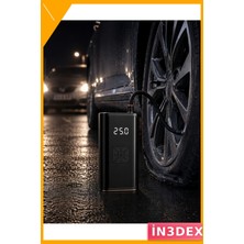 İn3dex Kablosuz Dijital Lastik Şişirme Pompası Şarjlı Hava Kompresörü