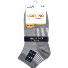 Uğur İnci Uğur Inci Bambu Çorap Unisex Nefes Alabilen Terletmez Antibakteriyel Yumuşak Günlük Çorap 6'lı Paket