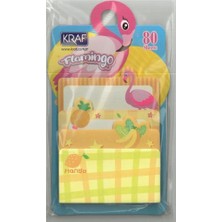Kraf Flamingo Yapışkanlı Not Kağıdı 80 Yaprak