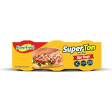 Superfresh Superton Ton Ayçiçekyağlı 75 gr x 3 Adet