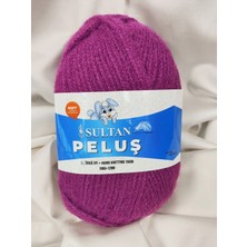 Sultan Peluş Vişne El Örgü Ipi 100GR. 120MT.(1 Adet) - Renk: 2279