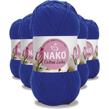 Kanyon Prime 5 Adet Cotton Lüks Yelek Tunik Kazak Bluz Hırka Ipi Yünü Saks Mavi 97561
