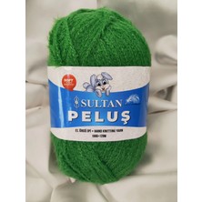 Sultan Peluş Çam Yeşili El Örgü Ipi 100GR. 120MT.(1 Adet) - Renk: 2298
