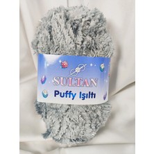 Sultan Puffy Işıltı Gümüş El Örgü Ipi 100GR. 100MT.(1 Adet) - Renk: 1709