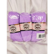 Ören Bayan Lux Baby Lila El Örgü Ipi Art NO:3010 - Nm:3.4 - 100GR. 340MT. (3 Adet) - Renk: 056