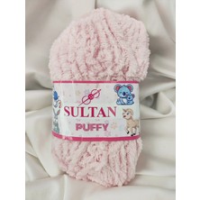 Sultan Puffy Bebe Pembe El Örgü Ipi 100GR. 100MT.(1 Adet) - Renk: 1251