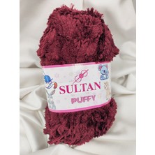 Sultan Puffy Bordo El Örgü Ipi 100GR. 100MT.(1 Adet) - Renk: 1236