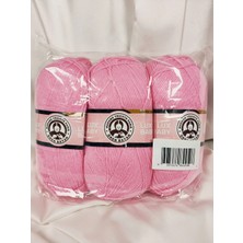 Ören Bayan Lux Baby Şeker Pembe El Örgü Ipi Art NO:3010 - Nm:3.4 - 100GR. 340MT. (3 Adet) - Renk: 110