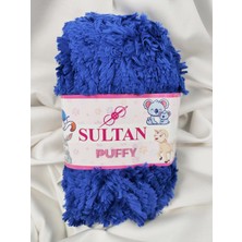 Sultan Puffy Saks Mavi El Örgü Ipi 100GR. 100MT.(1 Adet) - Renk: 1221