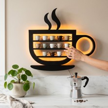 Abesa Marketplace Kahve Fincanı Standı - Mutfak Düzenleyici Kahve Köşesi
