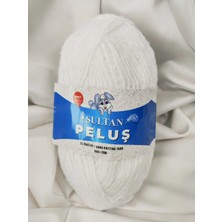 Sultan Peluş Beyaz El Örgü Ipi 100GR. 120MT.(1 Adet) - Renk: 2261