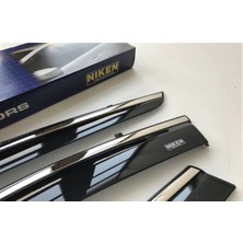 Niken Megane 4 2016 Sonrası Araca Özel Kromlu Cam Rüzgarlığı Aerodinamik Yapı ile Rahat Sürüş