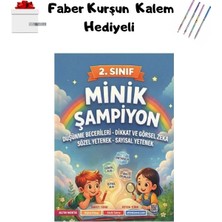 Altın Nokta 2. Sınıf Minik Şampiyon Düşünme Becerileri Dikkat ve Görsel Zeka + Kurşun Kalem Hediyeli