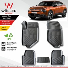 Citroen C4 Paspas 2021 2026 Arası Uyumlu 3D Havuzlu Wöller Paspas