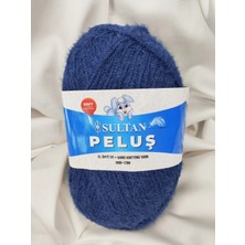 Sultan Peluş Lacivert El Örgü Ipi 100GR. 120MT.(1 Adet) - Renk: 2300