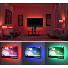 Magicline 54547 Rgb 3 Çip 60 LED Silikonsuz 5 Metre Tv Arkası LED Uygulamalı