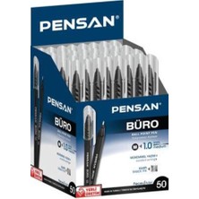 Pensan Tükenmez Kalem Büro 1.0 mm Siyah 50 Li 2270