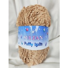 Sultan Puffy Işıltı Sütlü Kahve El Örgü Ipi 100GR. 100MT.(1 Adet) - Renk: 1731